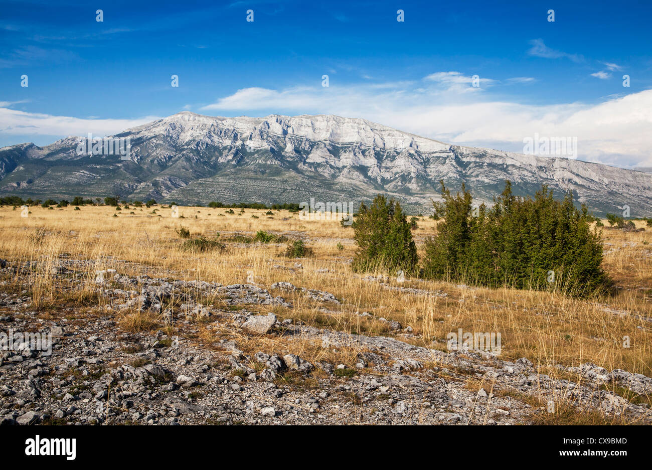 Dinara mountain, il picco più alto in Croazia. Foto Stock