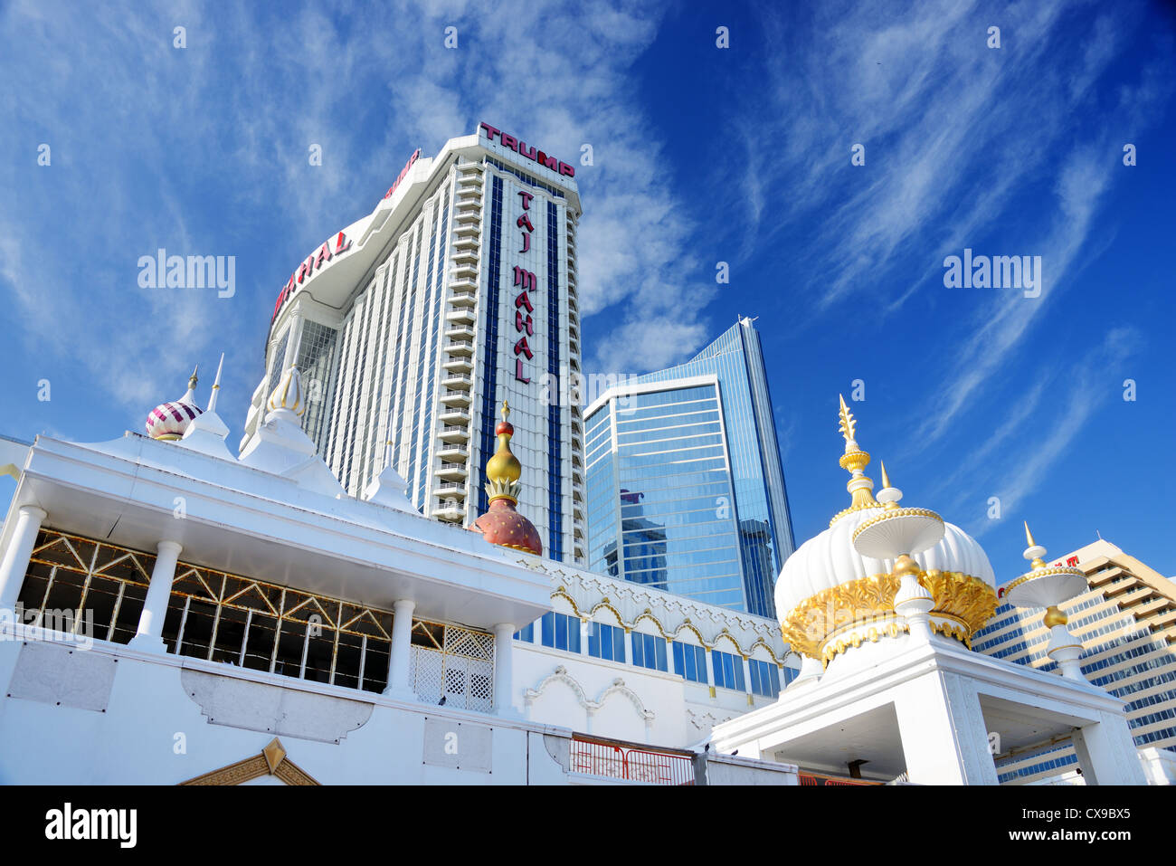 Taj Mahal casino di Atlantic City, New Jersey, USA. Foto Stock