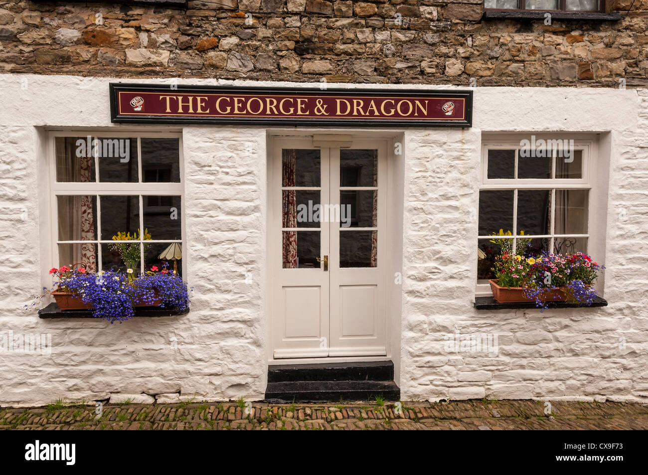 Il George & Dragon pub di ammaccatura , Cumbria , Inghilterra , Inghilterra , Regno Unito Foto Stock