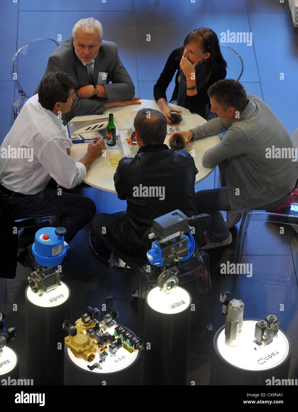 L'International Engineering Fair è la più importante fiera industriale in Europa centrale con la partecipazione annuale di più Foto Stock