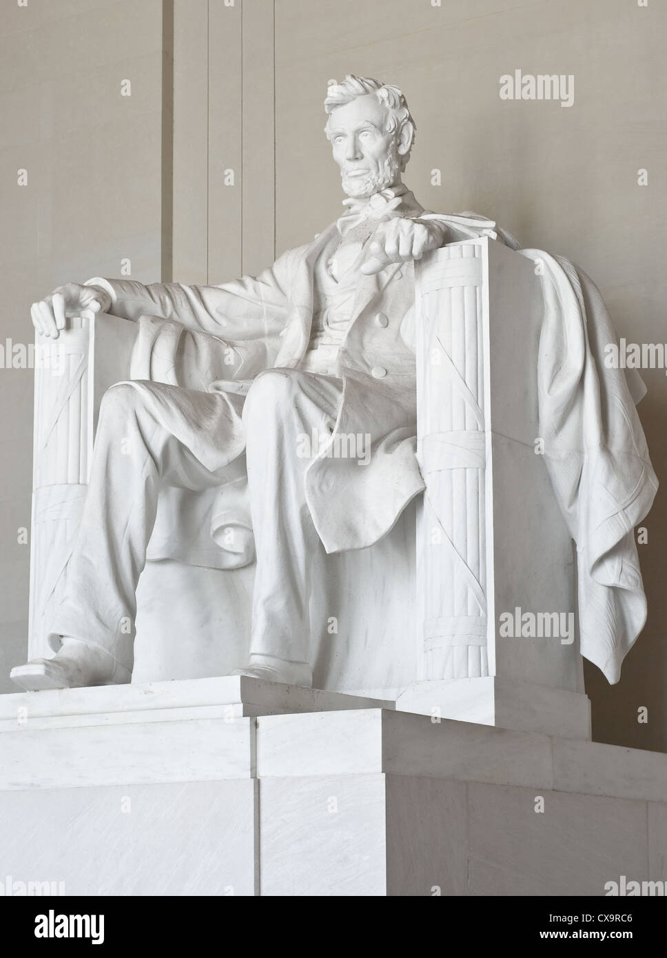 Abramo Lincoln Memorial a Washington DC Foto Stock