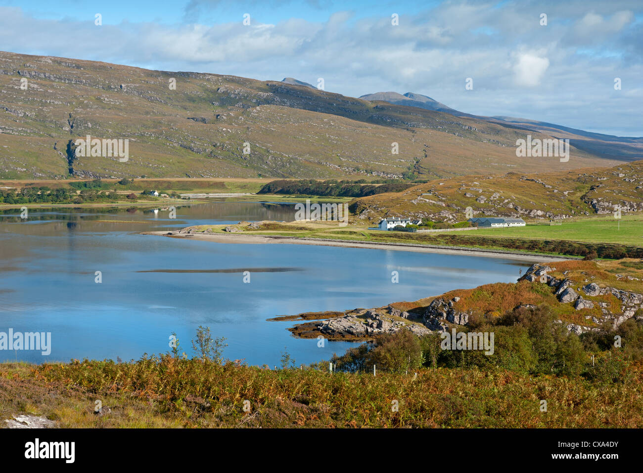 Nord Keanchuilsh Strathkanaird Ullapool Wester Ross. SCO 8541 Foto Stock