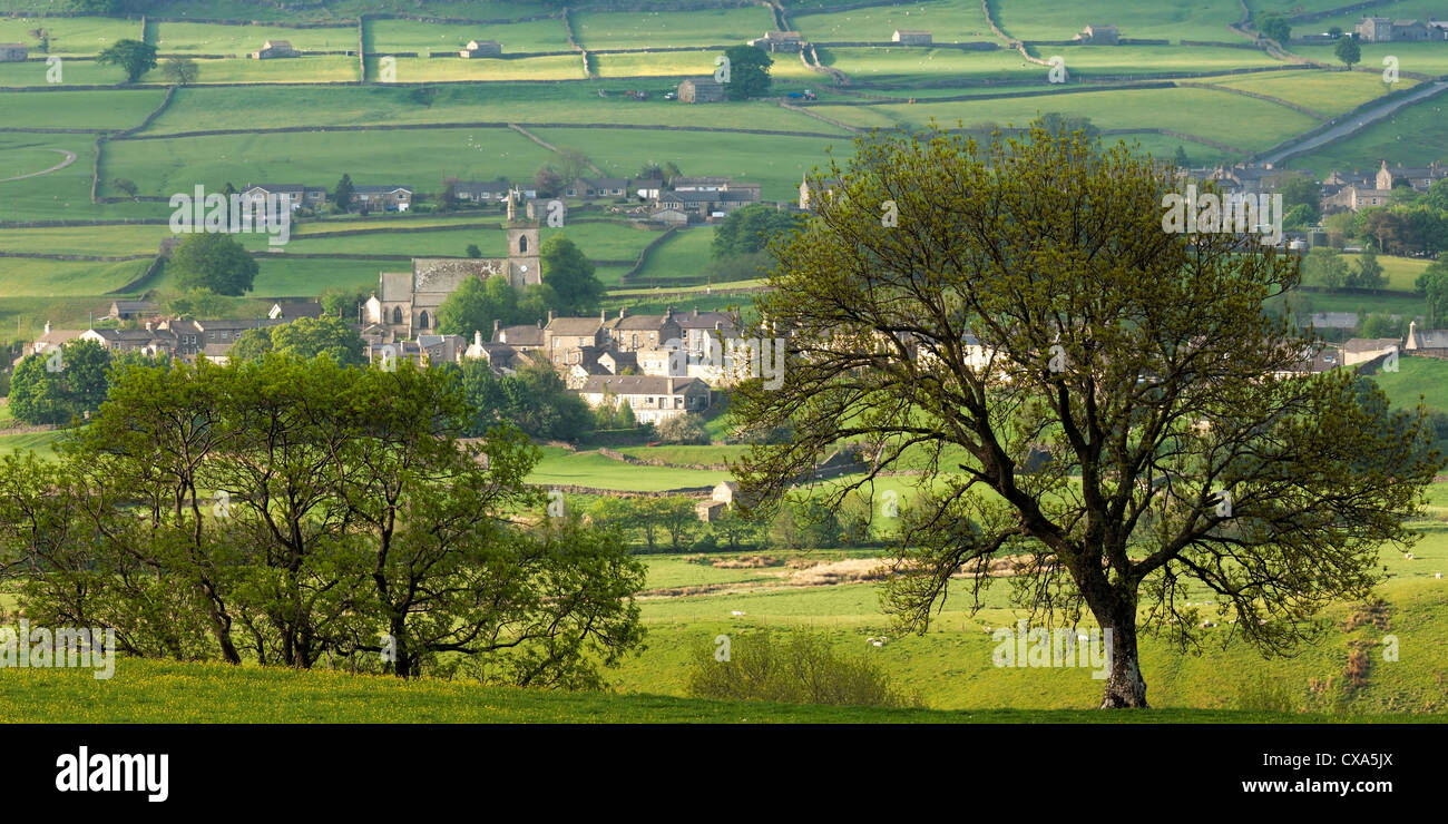 Hawes, nel cuore di Wensleydale, Yorkshire Dales National Park, Inghilterra Foto Stock