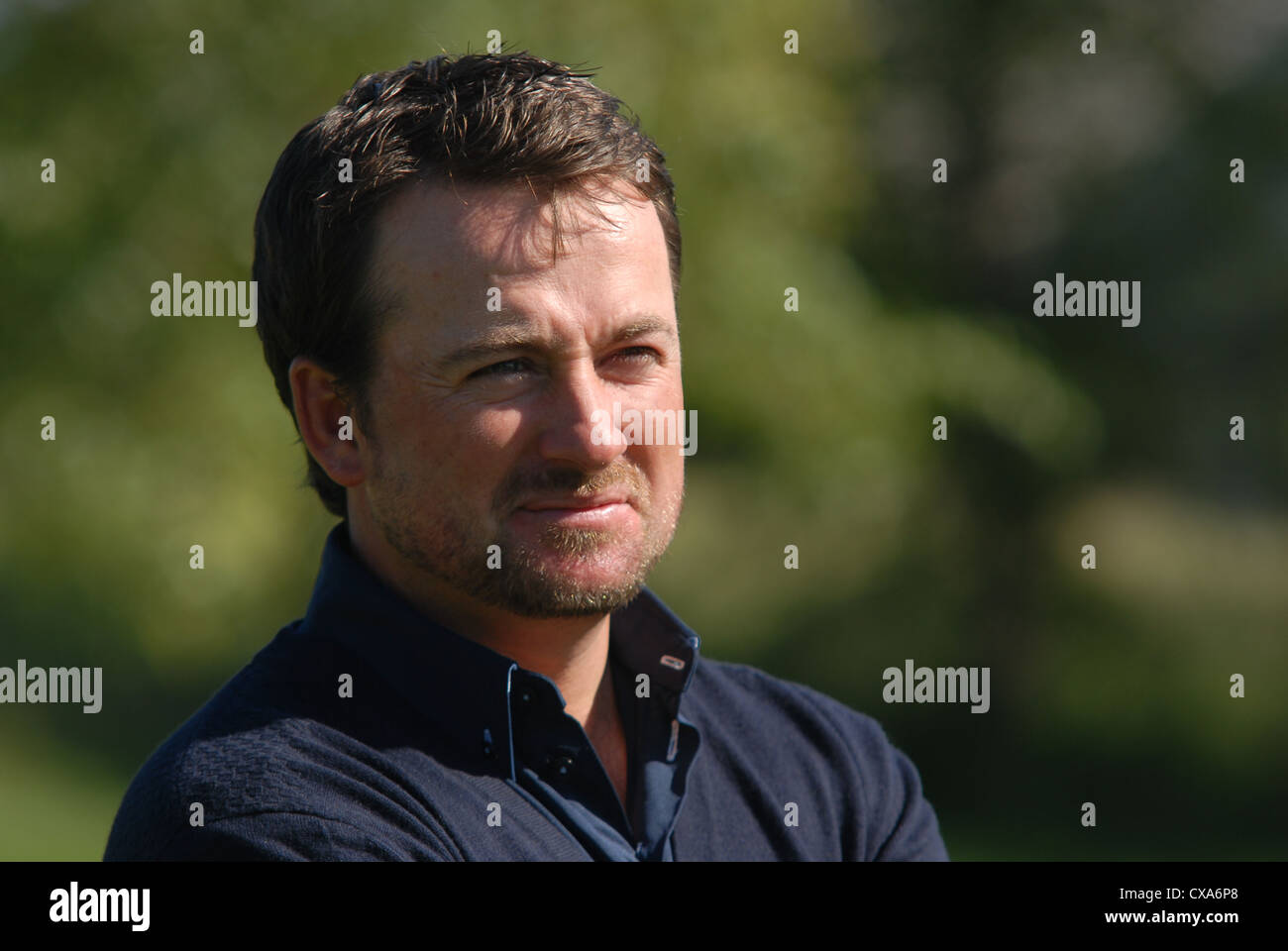 Graeme McDowell al Glen Club di Glenview, IL il 10 settembre, 2012 Foto Stock