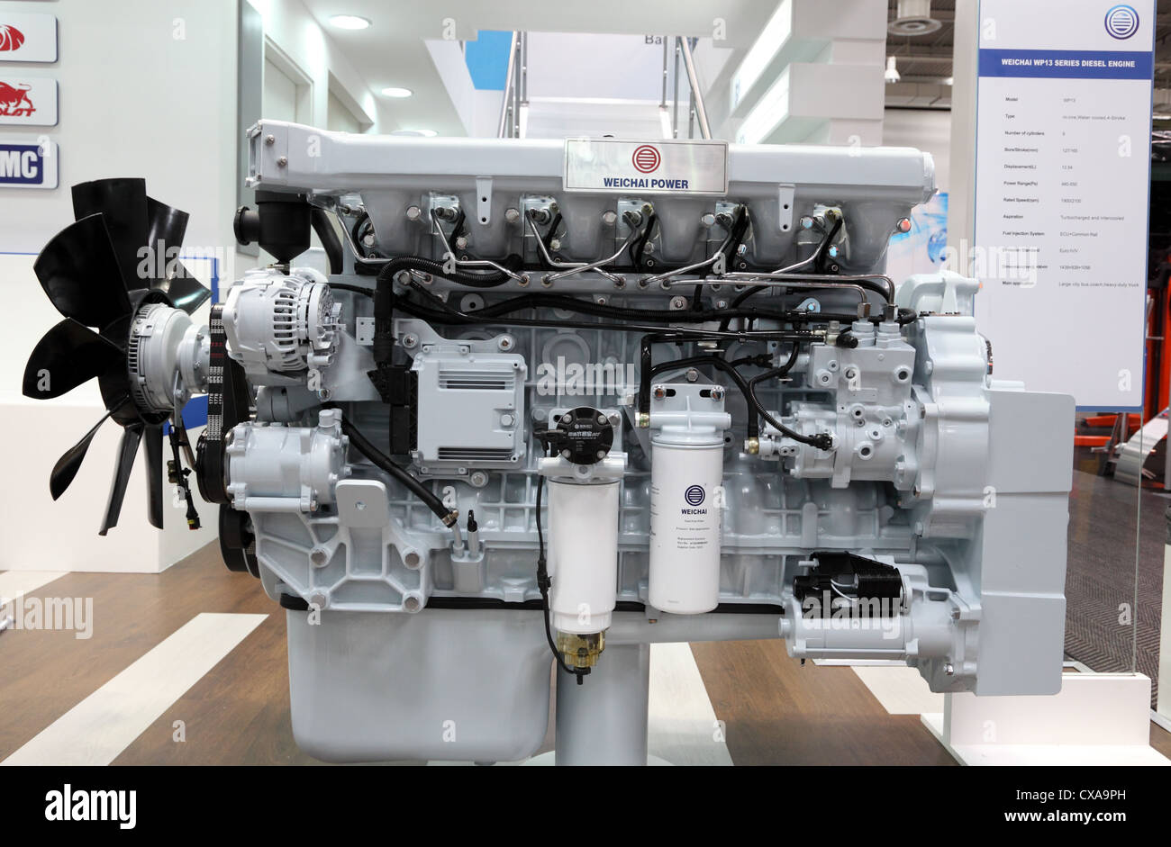 Weichai motore diesel per autocarri e autobus Foto Stock