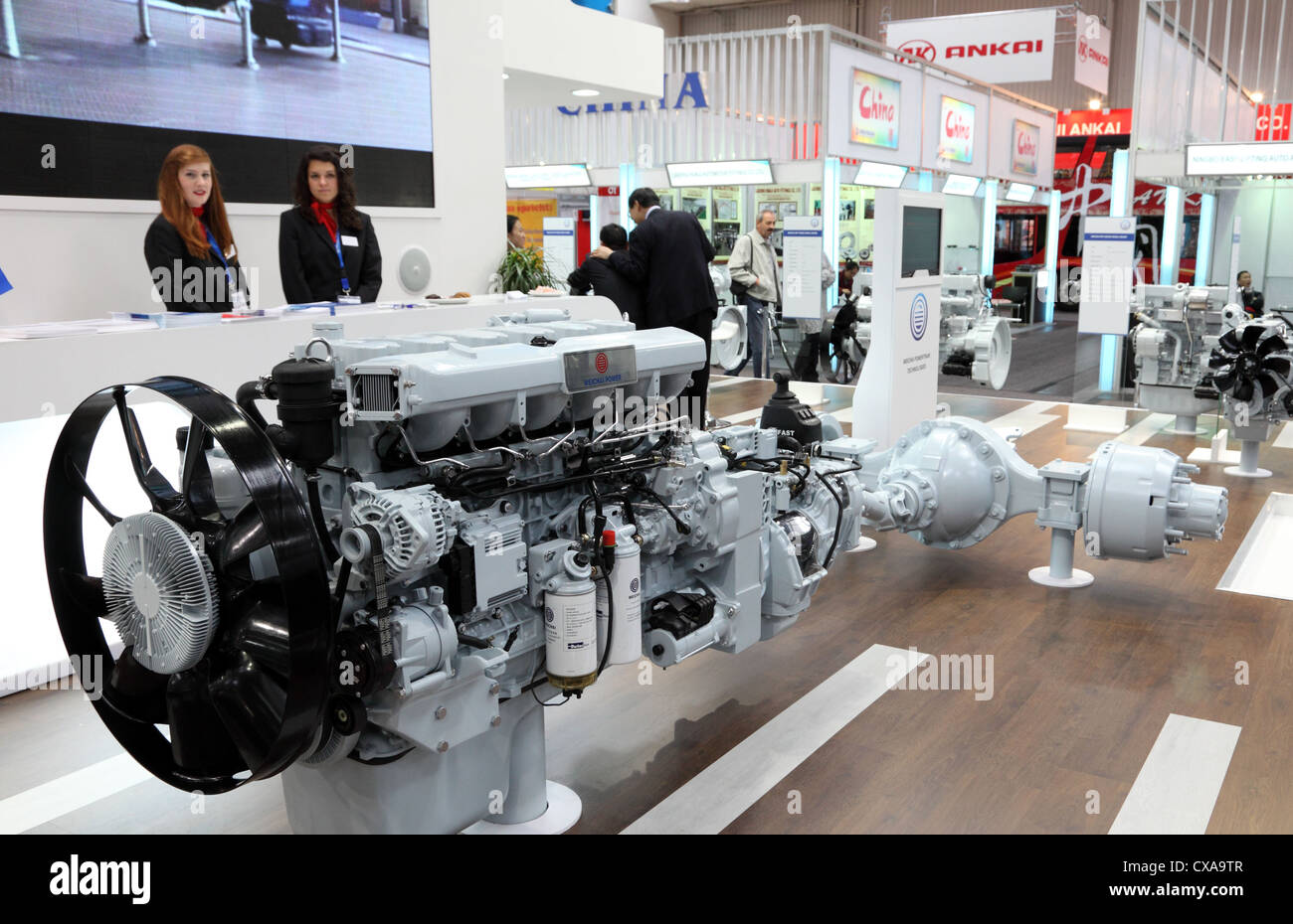 Weichai motore diesel per autocarri e autobus presso la International Motor Show per i veicoli commerciali Foto Stock