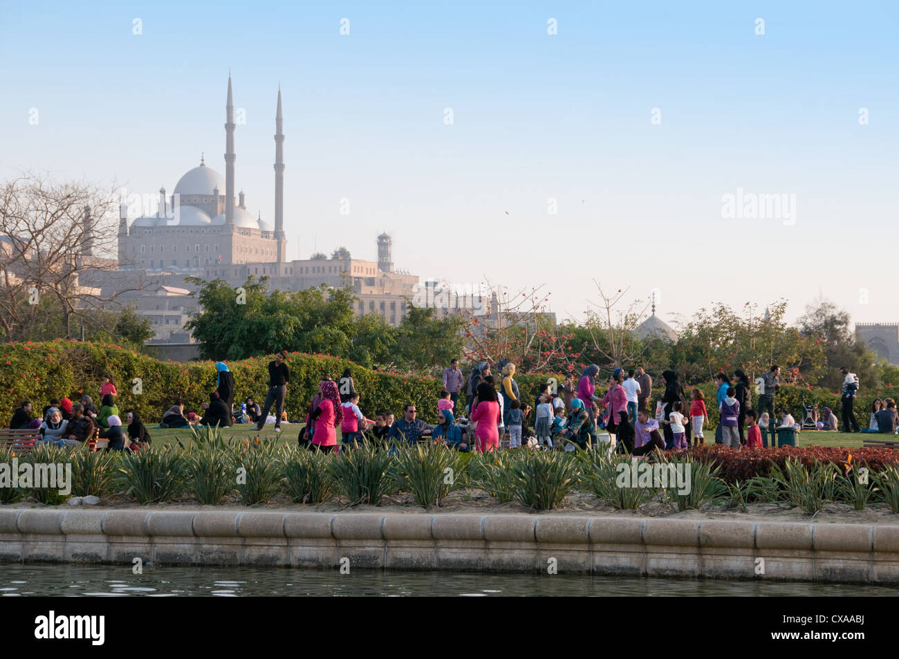 Al Azhar Park Il Cairo Egitto Foto Stock