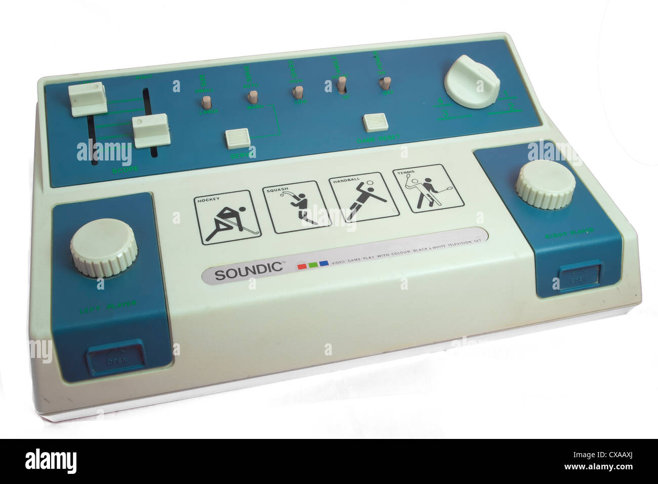 Retrò Soundic console di colore Foto Stock