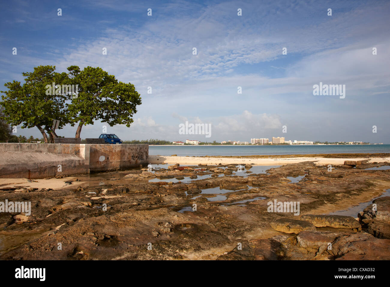 Goodman Bay, New Providence Island, Bahamas, dei Caraibi Foto Stock