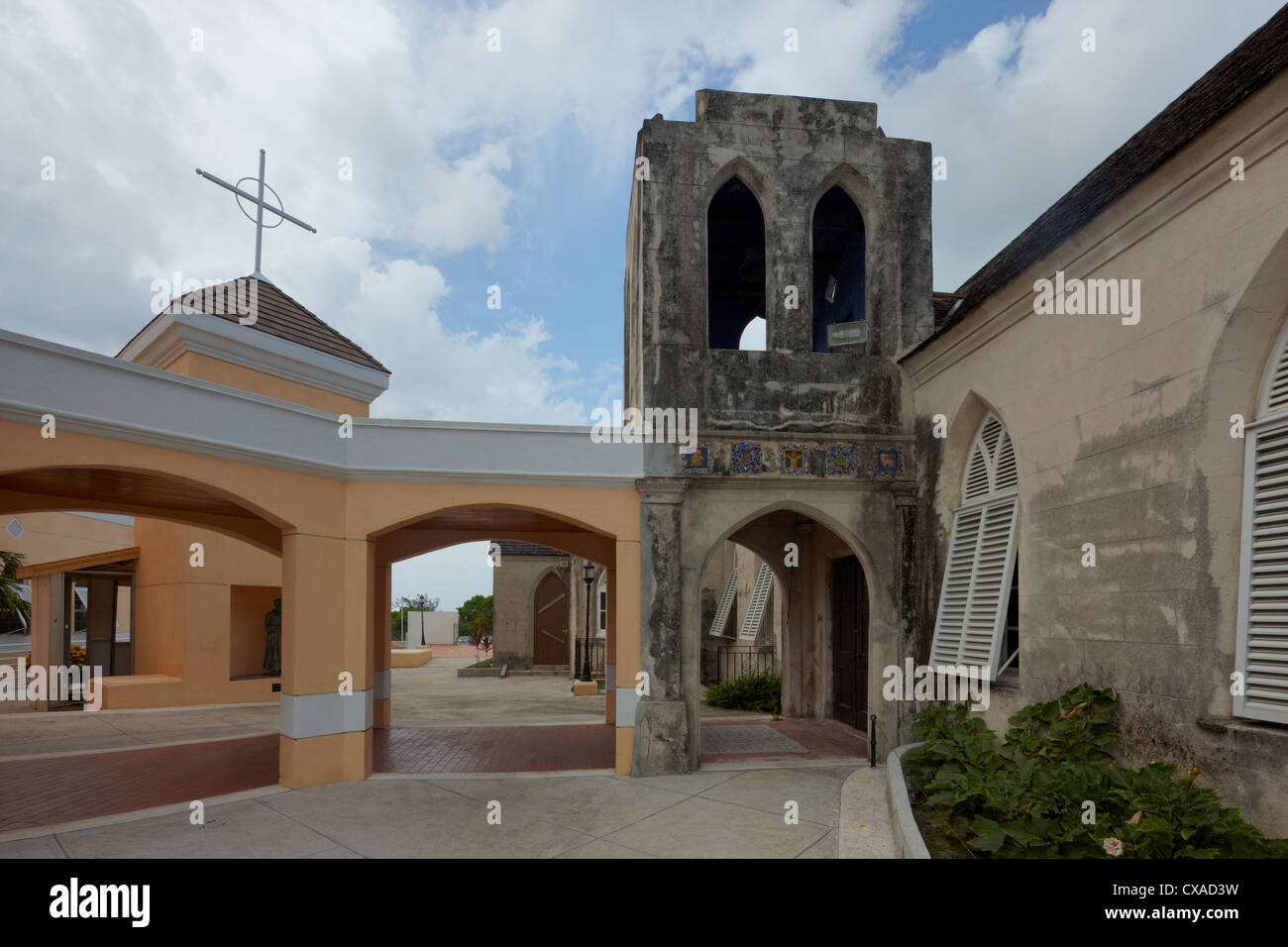 San Francesco Saverio cattedrale, Chiesa Cattolica Romana, Isola Nuova Providence, Nassau, Bahamas, dei Caraibi Foto Stock