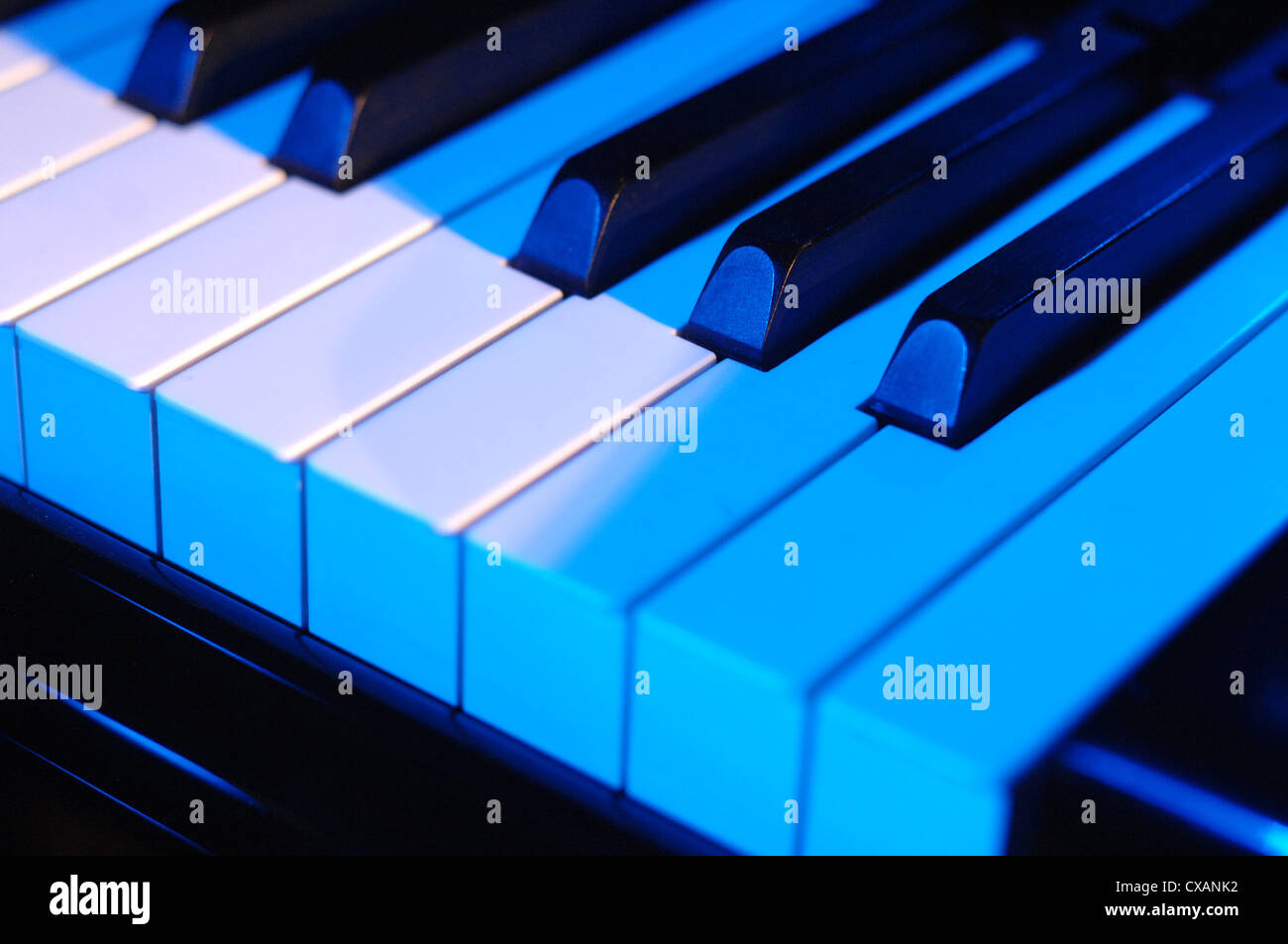 Berlino, grand piano tastiera Foto Stock