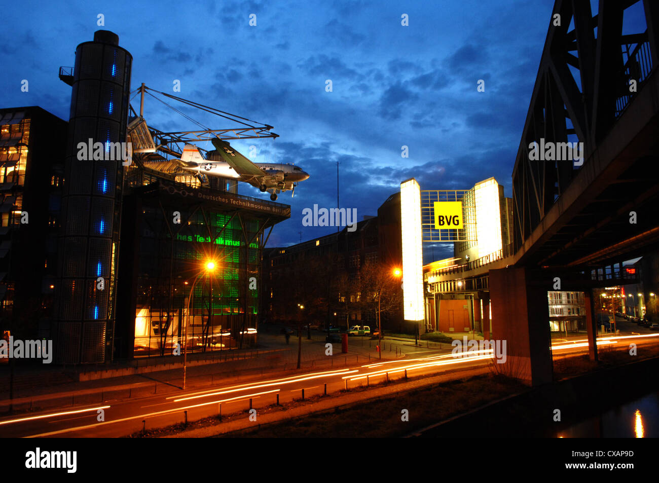 Berlino, Museo tedesco della tecnologia e logo LPP Foto Stock