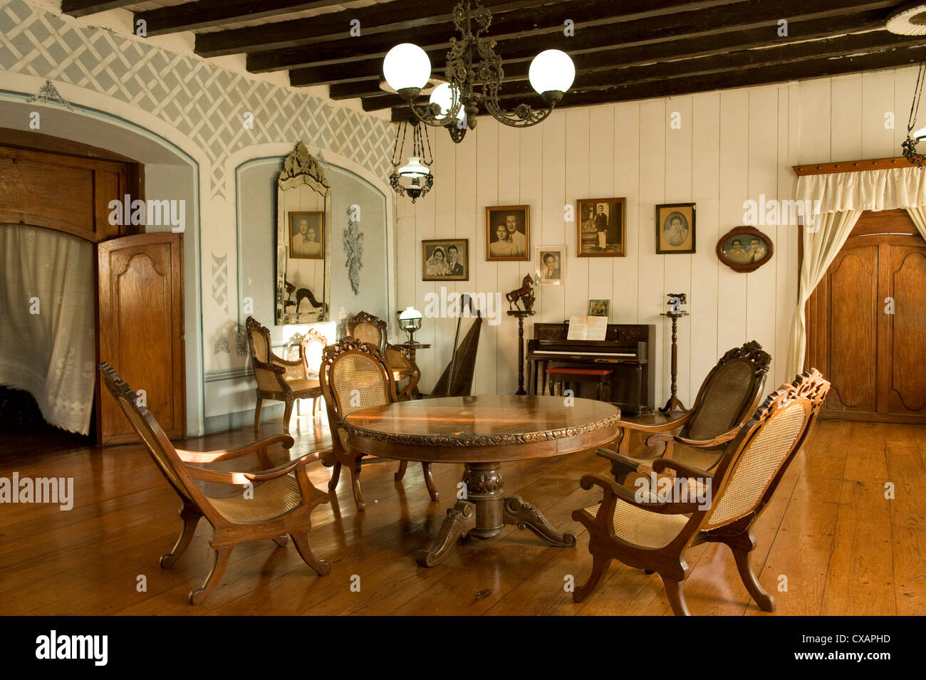 Villa Angela, un classico Bahai filippino Na bato, Vigan, Ilocos Sur, Filippine, Asia del sud-est asiatico Foto Stock