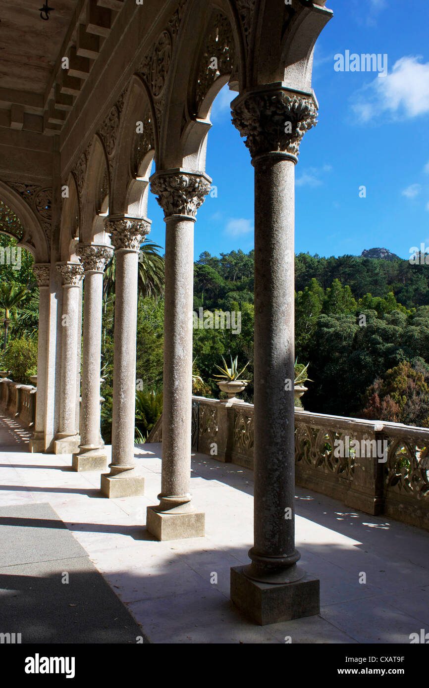 Monserrate Palace, Sintra Portogallo, Europa Foto Stock