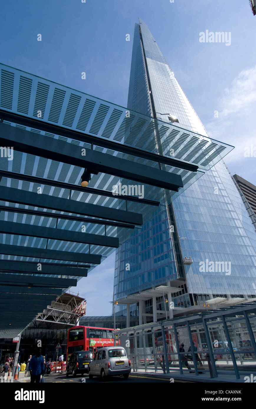 La Shard, l'edificio più alto in Europa occidentale, progettato da Renzo Piano, London Bridge, London, SE1, England, Regno Unito Foto Stock