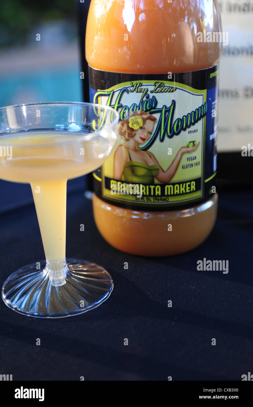 Stati Uniti d'America Indiana a Indianapolis Hoosier Momma Key Lime drink Margarita Foto Stock
