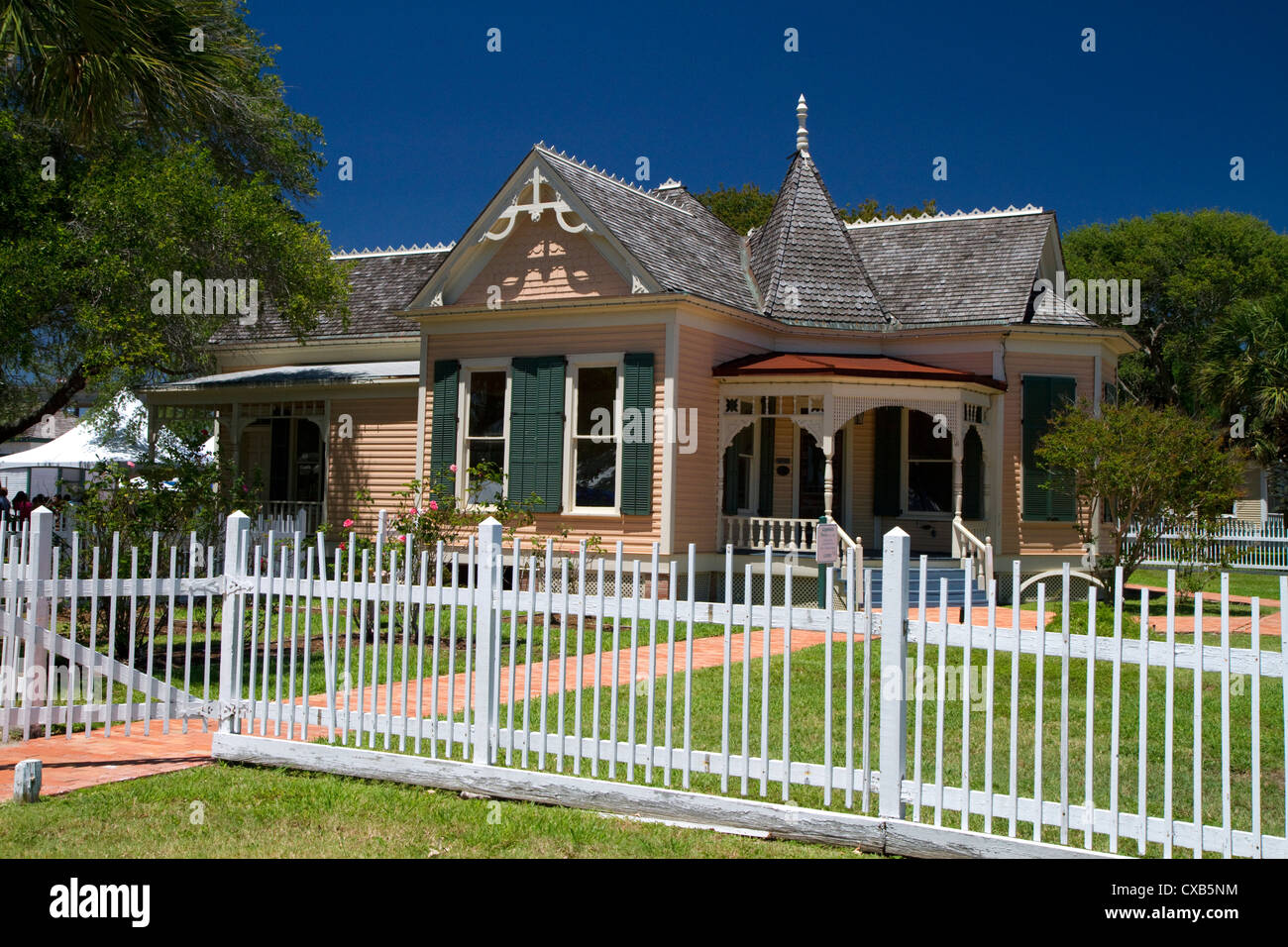 Il Simon Gugenheim casa costruita nel 1905 situato nel parco del patrimonio, Corpus Christi, Texas, Stati Uniti d'America. Foto Stock
