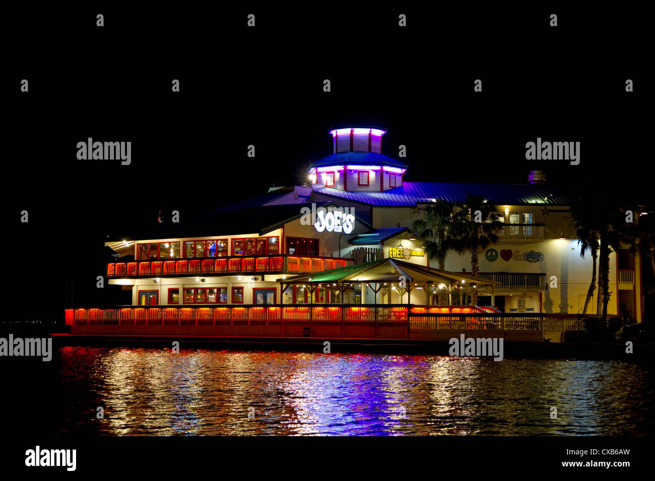 Joe's Crab Shack ristorante nel Corpus Christi, Texas, Stati Uniti d'America. Foto Stock