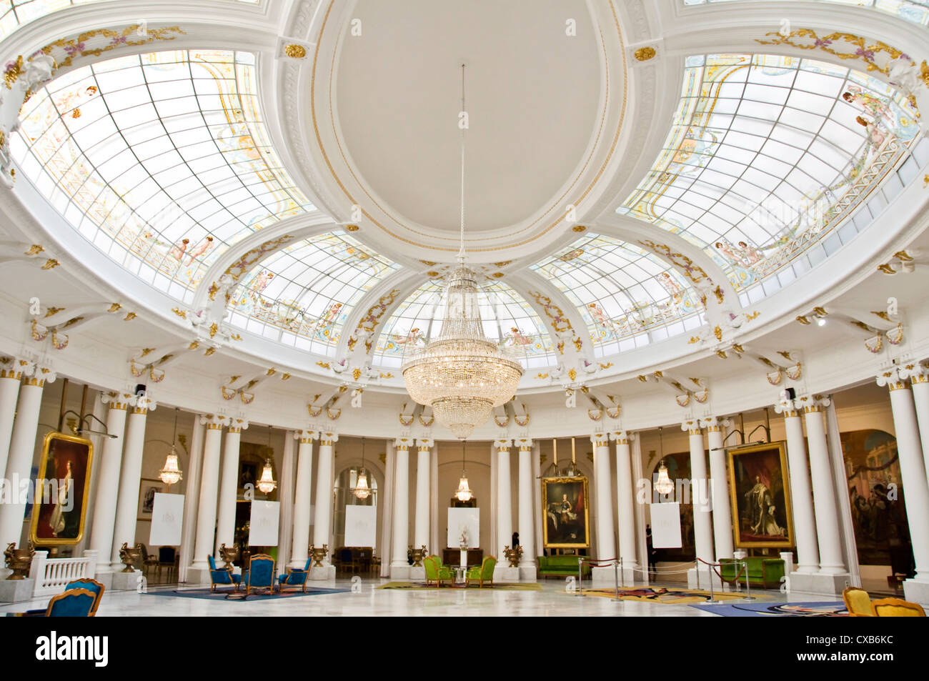 Il Royal Lounge presso le Negresco, palazzo di lusso hotel a Nizza - Francia Foto Stock