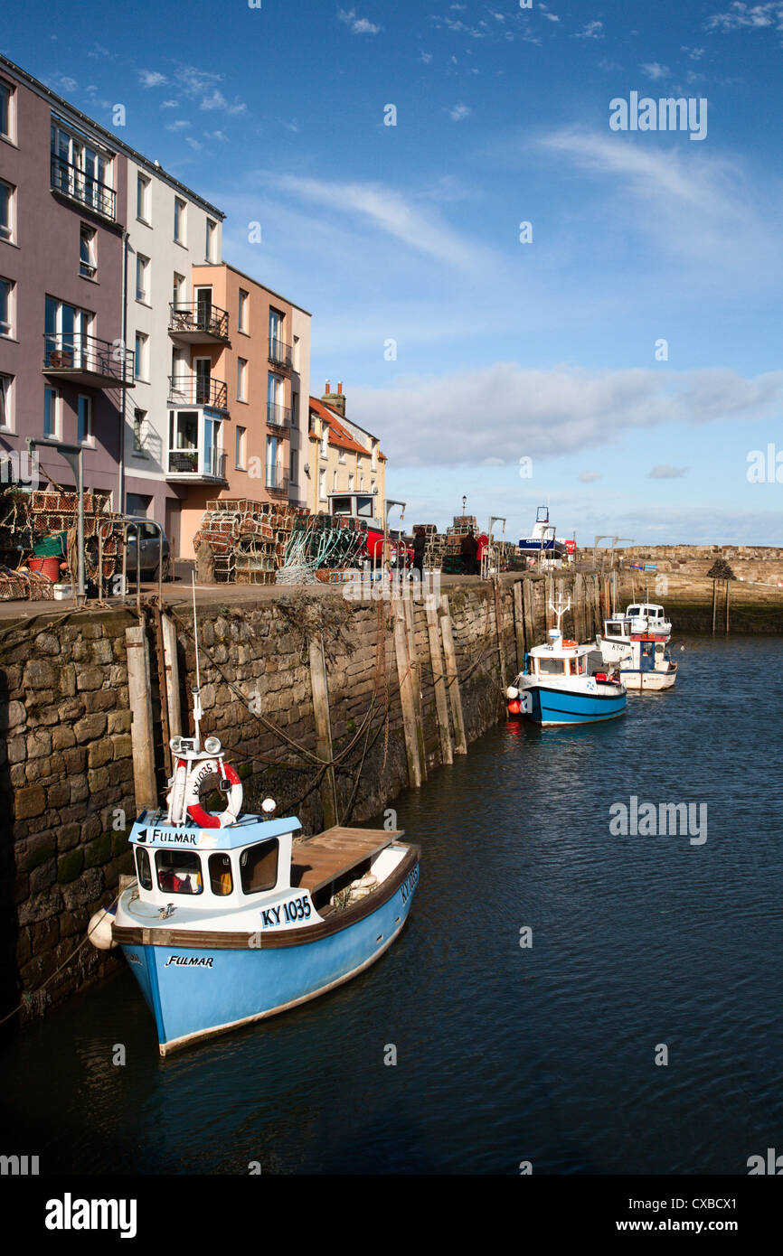 St Andrews Harbour, St. Andrews Fife, Scozia, Regno Unito, Europa Foto Stock