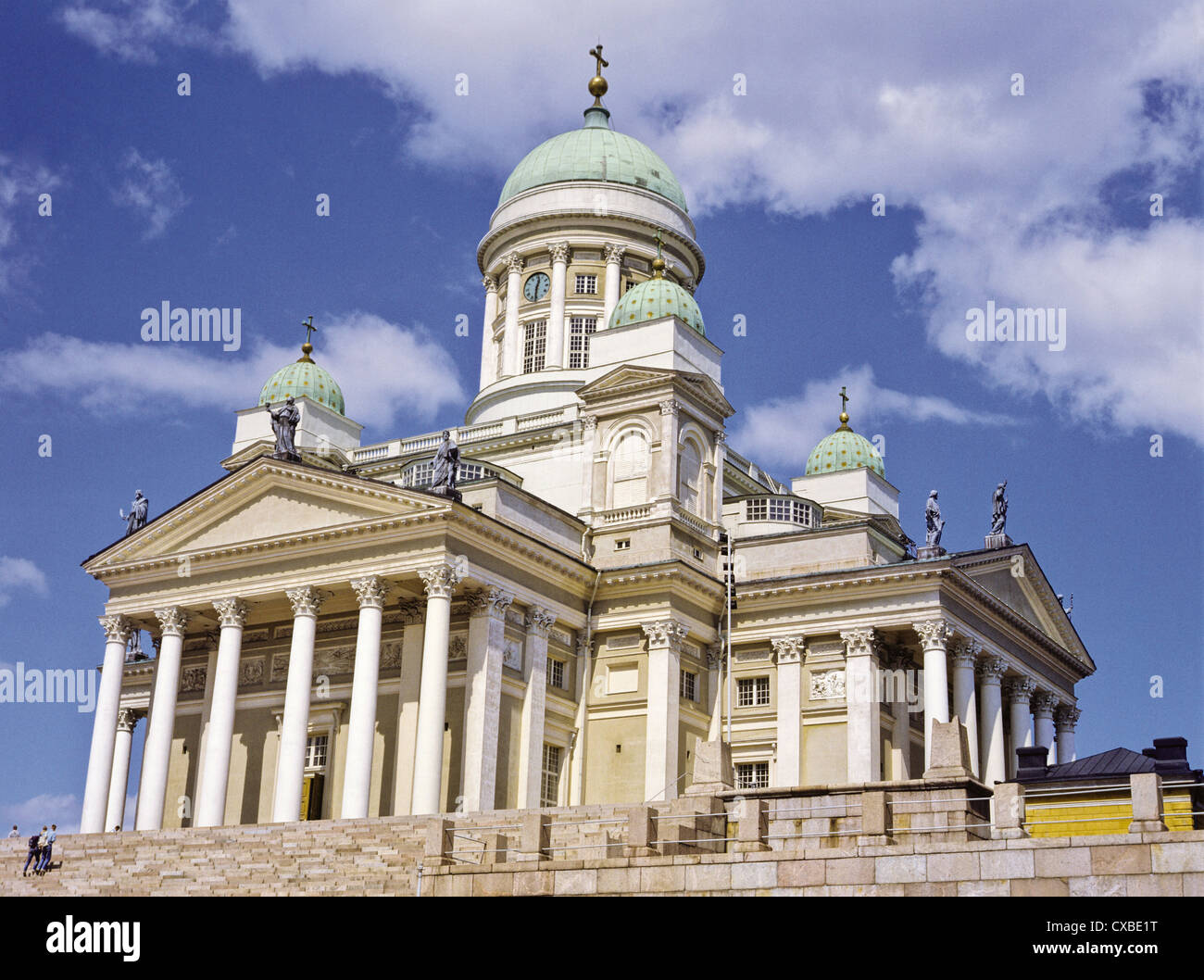 La Helsinki Cattedrale Luterana, Finlandia Foto Stock