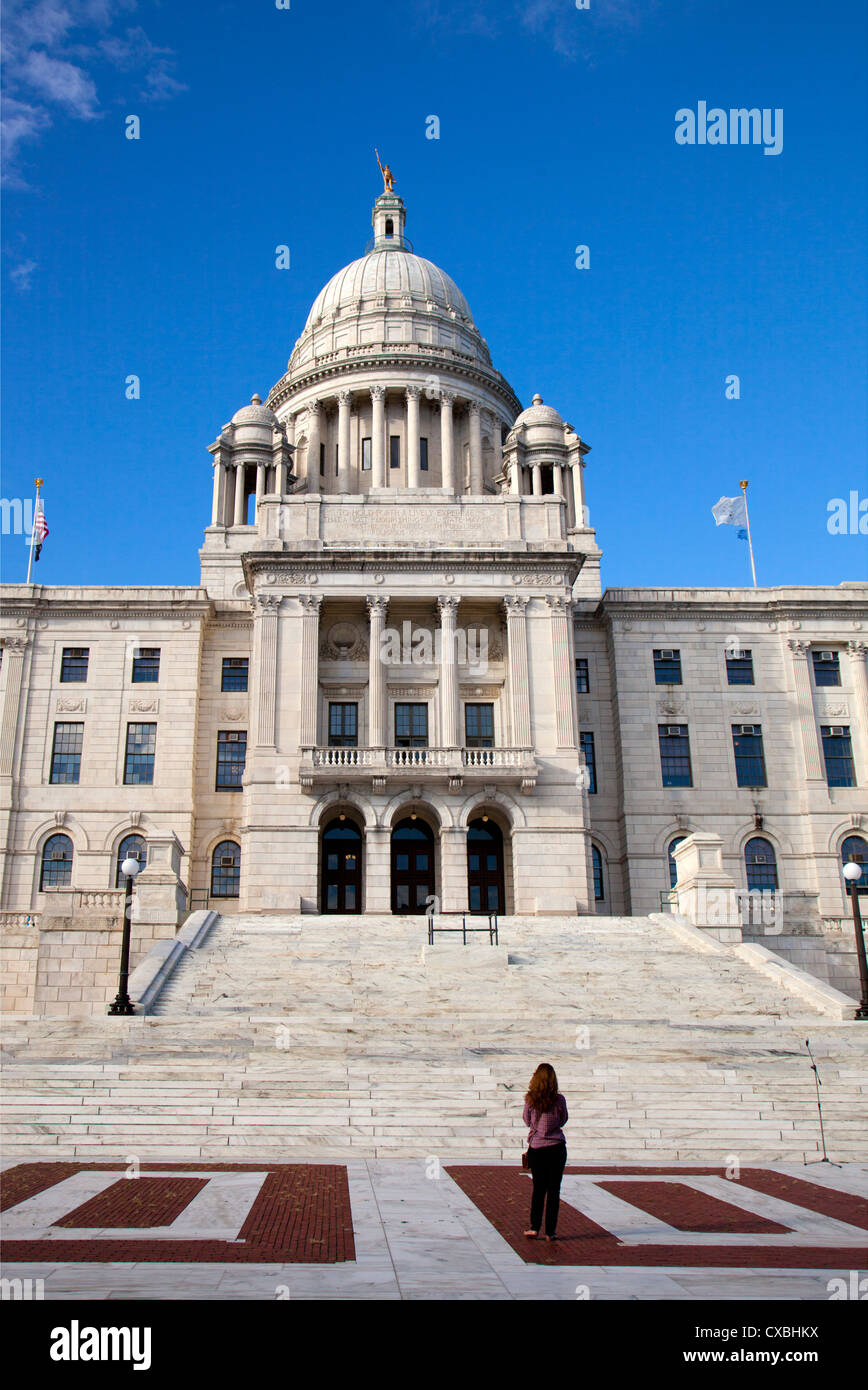 La Rhode Island State House Foto Stock