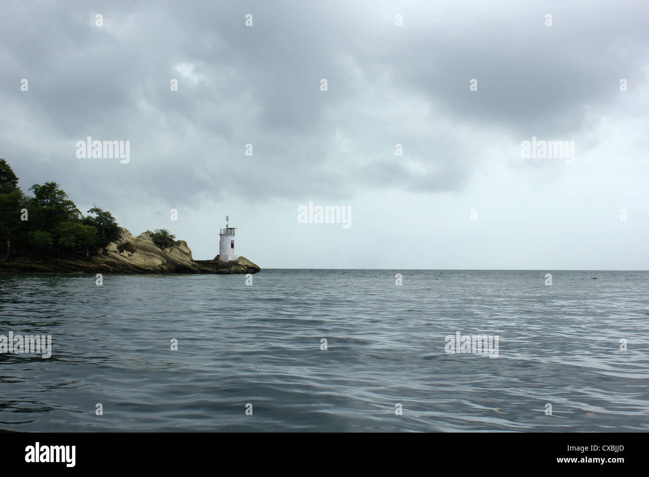 Faro di Havelock island; Andaman e Nicobar; India Foto Stock