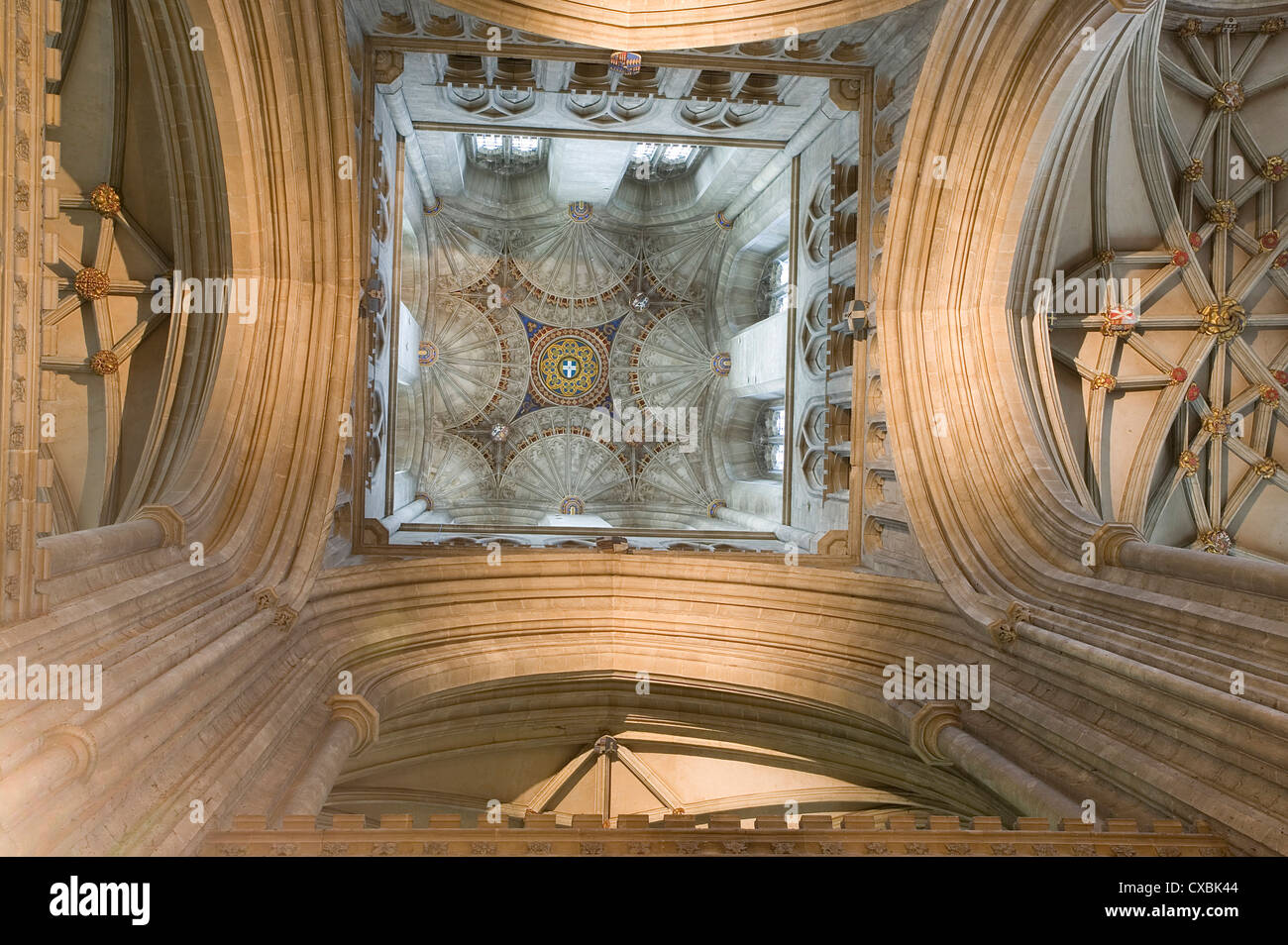 La Cattedrale di Canterbury, nel Kent, England, Regno Unito Foto Stock