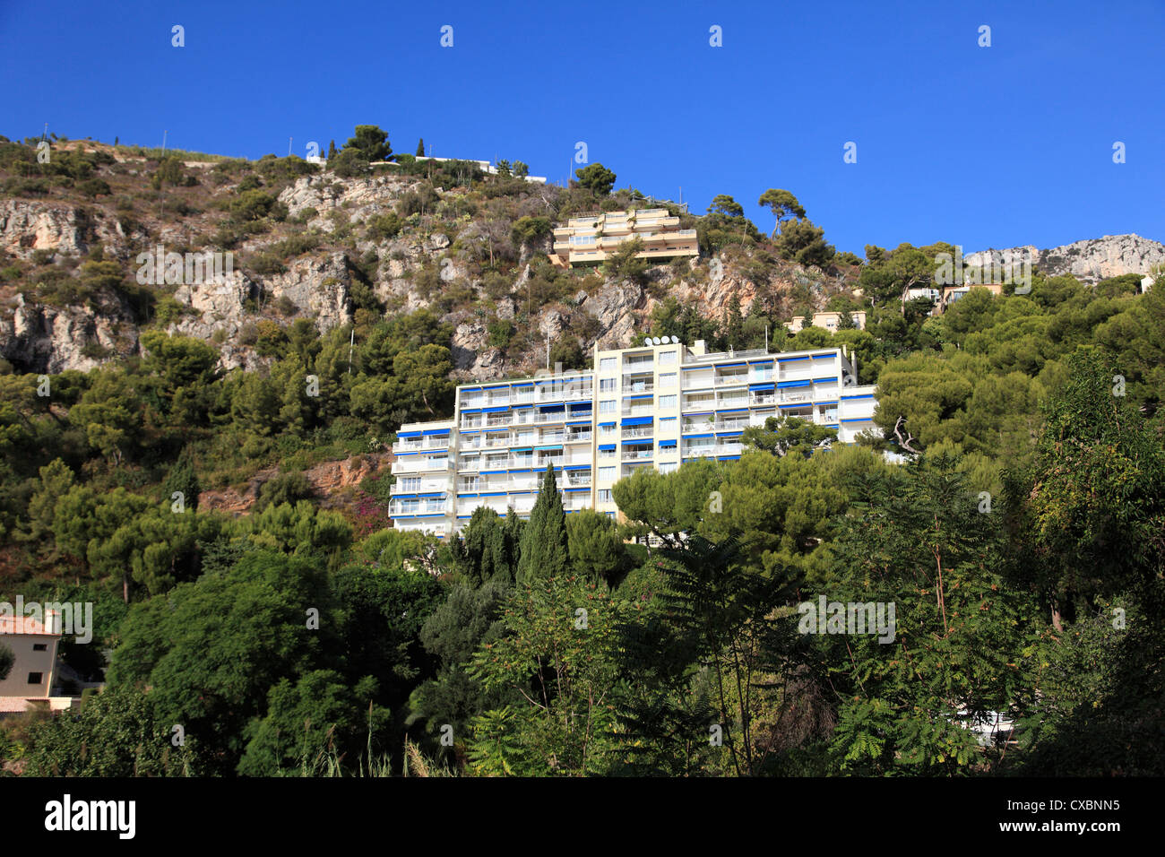 Cap d'Ail, Provenza, Cote d'Azur, Riviera Francese, Mediterraneo, Francia, Europa Foto Stock