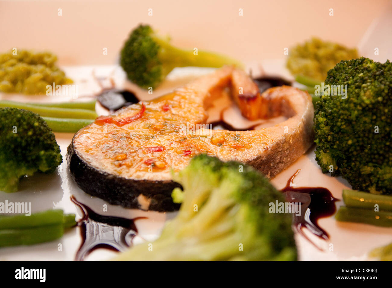 Farina di pesce Foto Stock