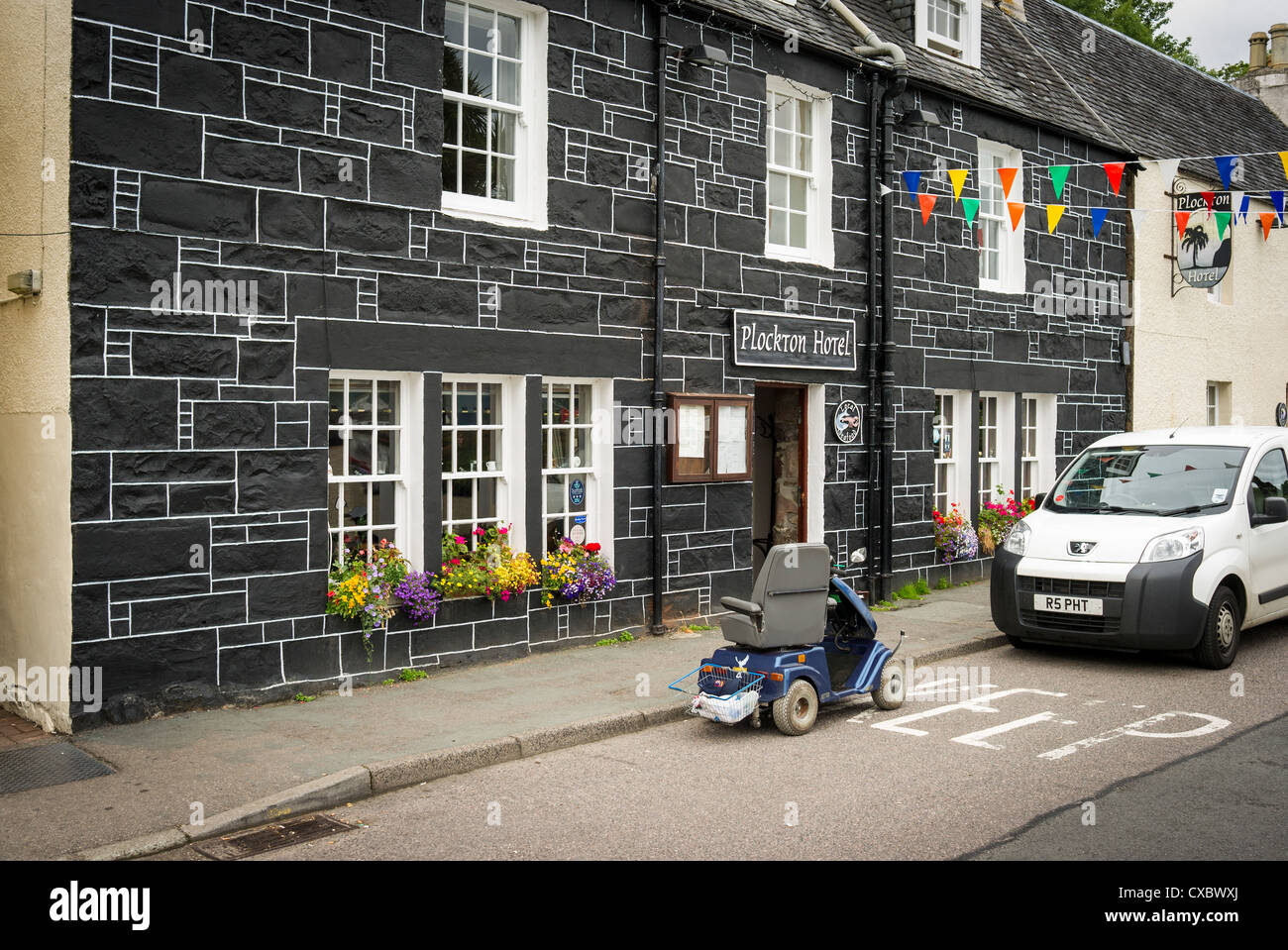 Plockton hotel in Western Highlands scozzesi UK UE Foto Stock