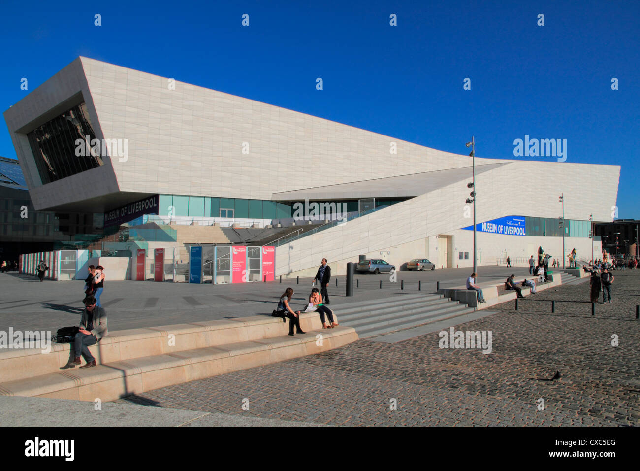 Museo di Liverpool, Pierhead, Liverpool, Merseyside England, Regno Unito, Europa Foto Stock