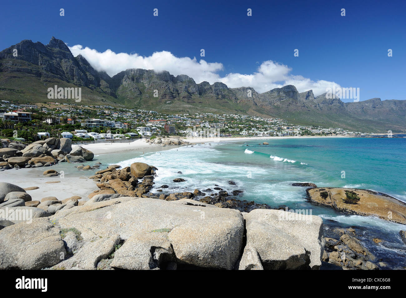 I dodici apostoli, Camps Bay, Città del Capo, Provincia del Capo, in Sud Africa e Africa Foto Stock