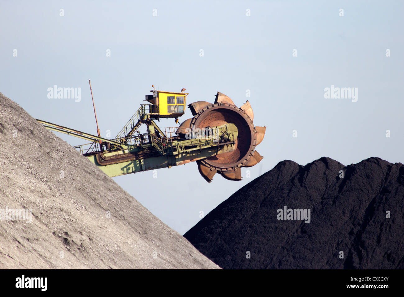 Le miniere di carbone del carbone macchina Foto Stock