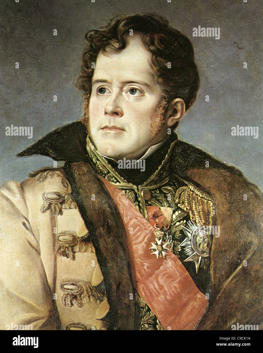 Il Maresciallo Ney, duca di Elchingen (1769-1815) sotto Napoleone Bonaparte Foto Stock