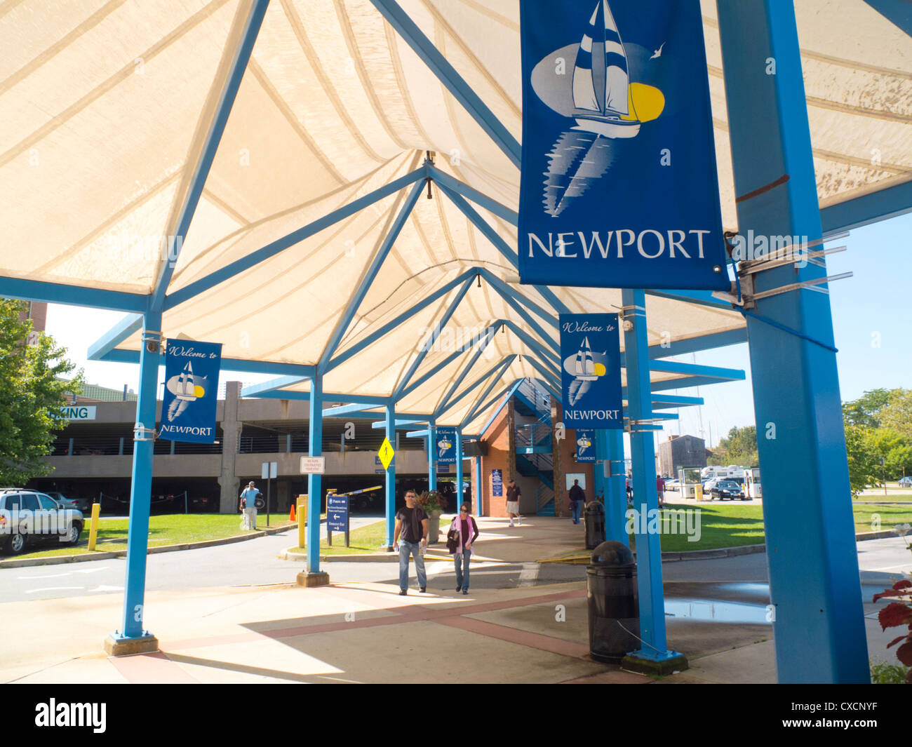 Newport Rhode Island Visitor Centre Foto Stock