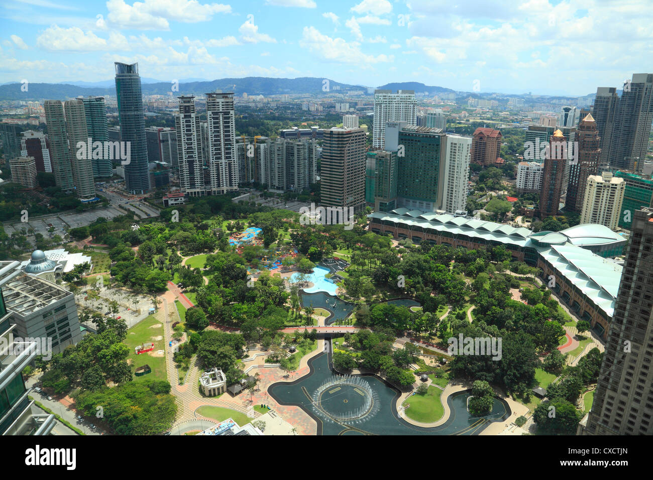KLCC Park, Kuala Lumpur, Malesia Foto Stock