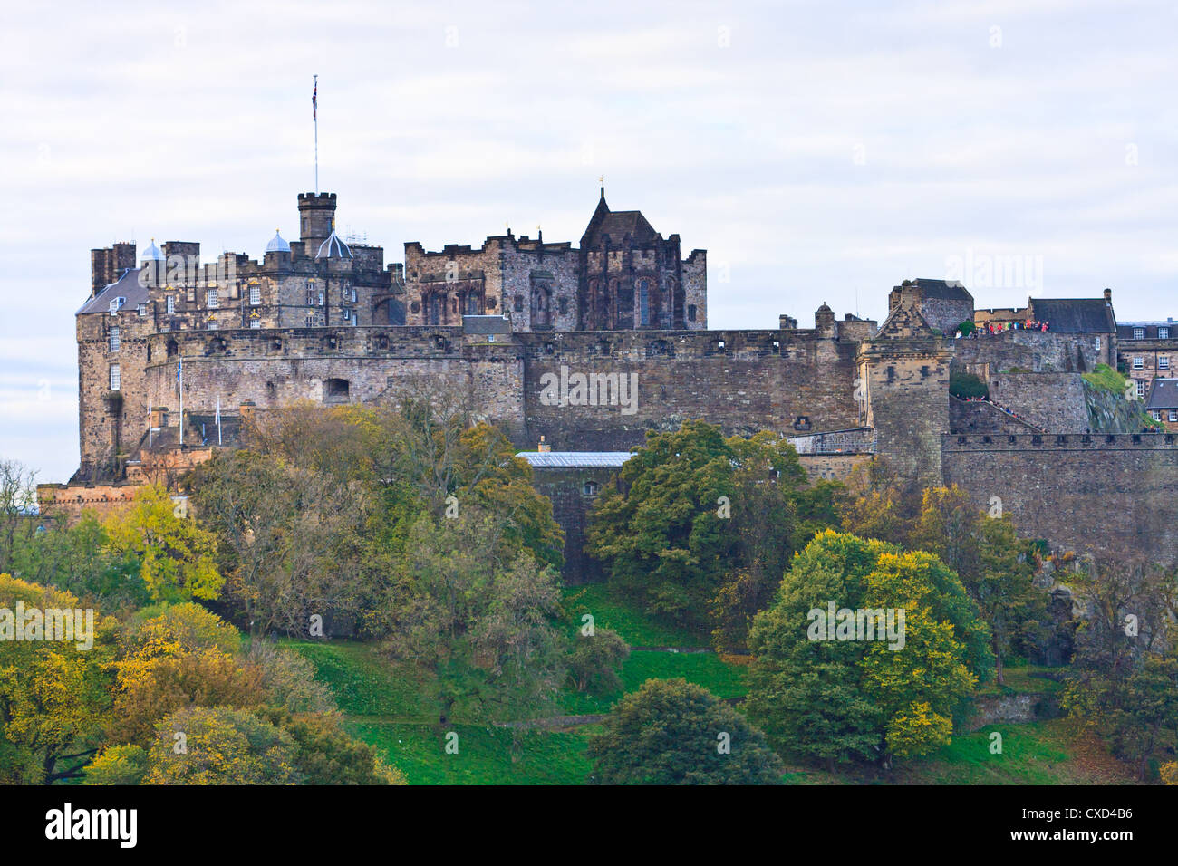 Il Castello di Edimburgo, Scozia, Regno Unito Foto Stock