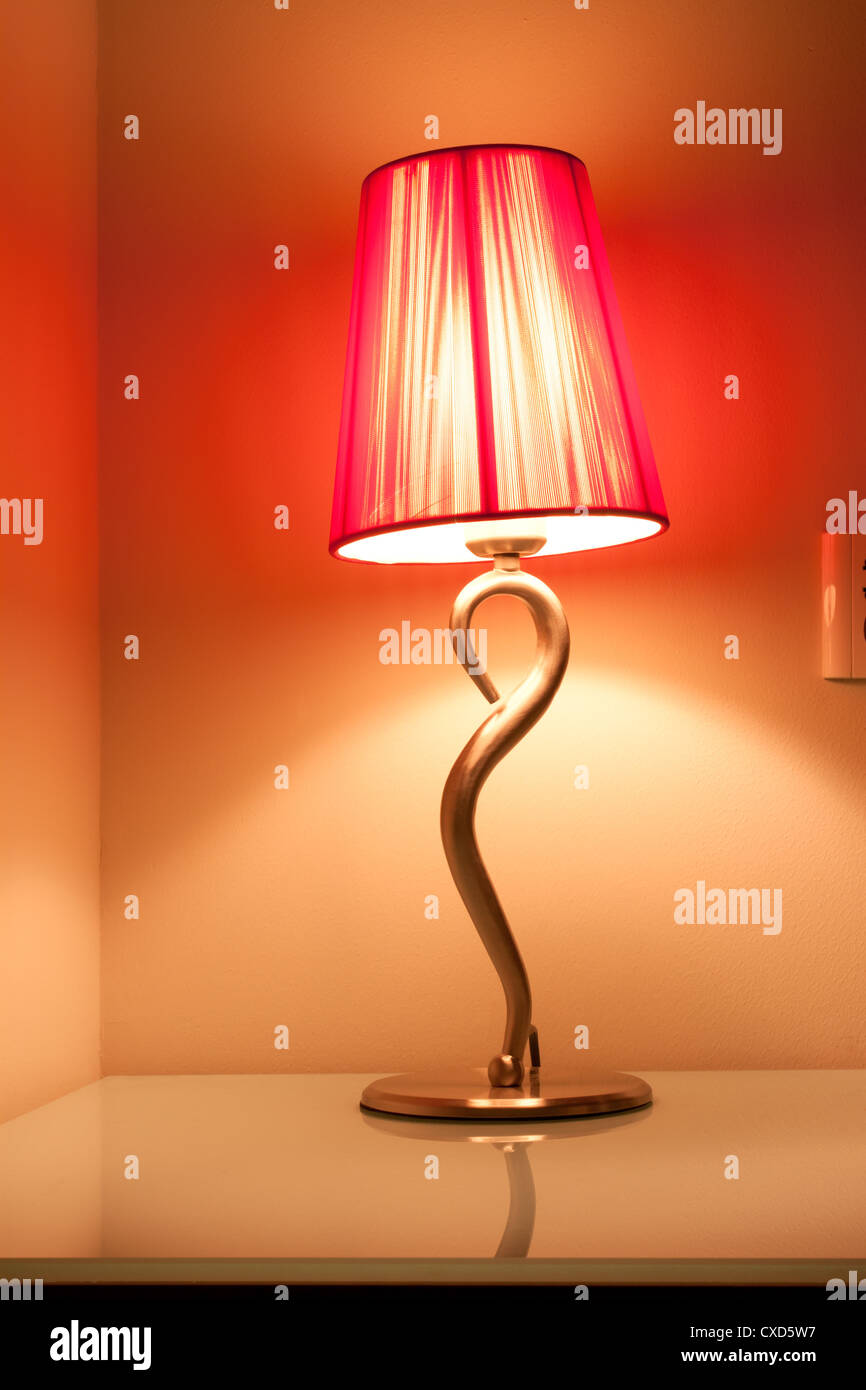 Lampada da tavolo Foto Stock