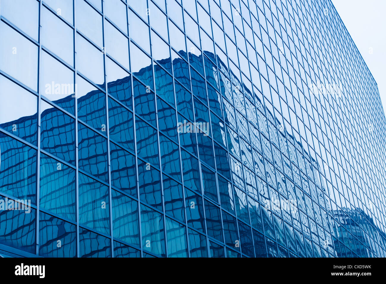 Glass curtain wall Foto Stock