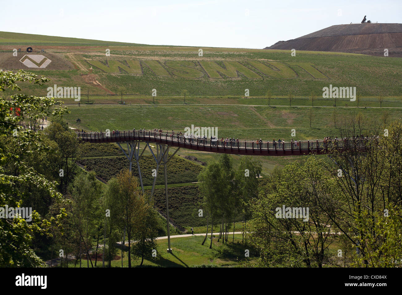 BUGA 2007: Nuovo Progetto Paesaggio bismuto, un ex miniere di uranio area Foto Stock