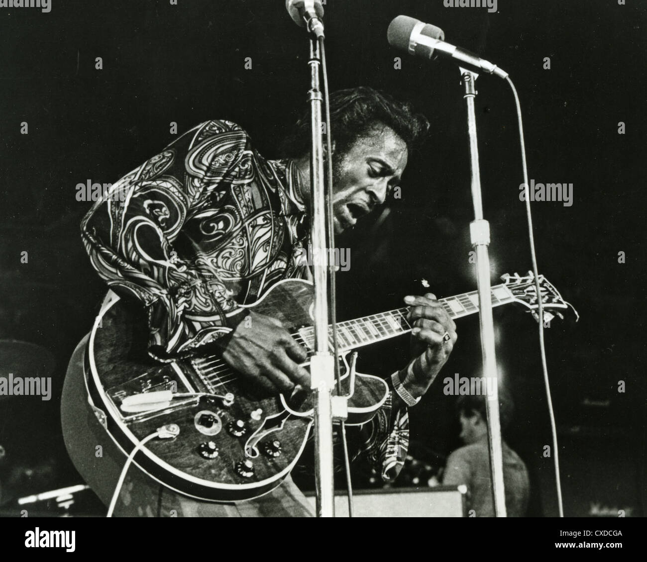 CHUCK BERRY noi rock n roll musicista circa 1980 Foto Stock