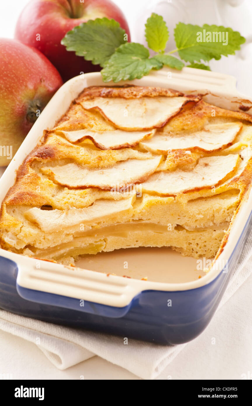 torta di mele Foto Stock