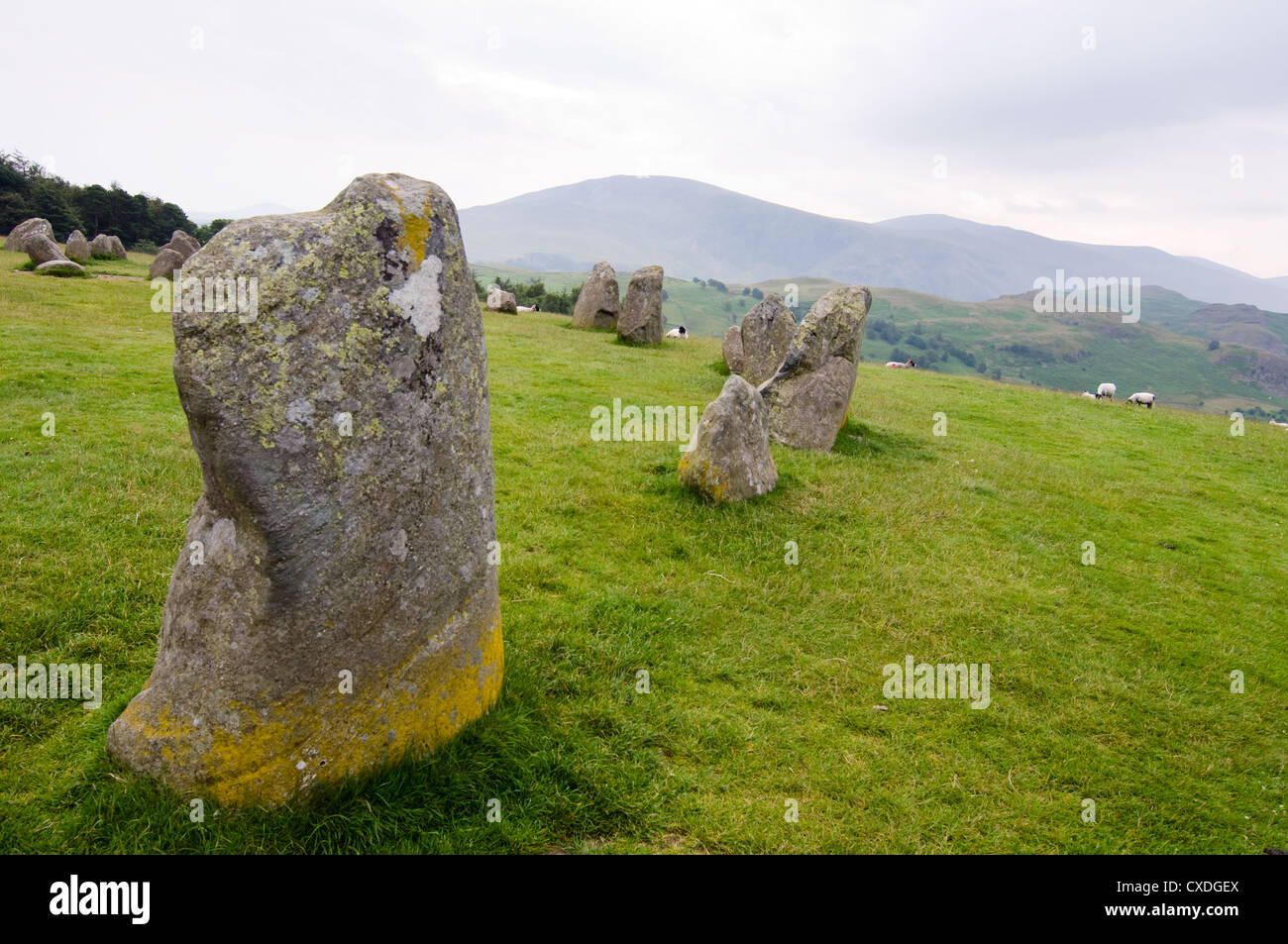 Castlerigg Stone Circle Foto Stock