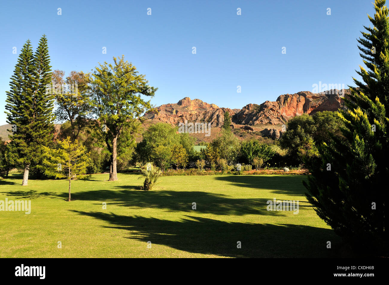 Montagna Rossa, Sud Africa Foto Stock