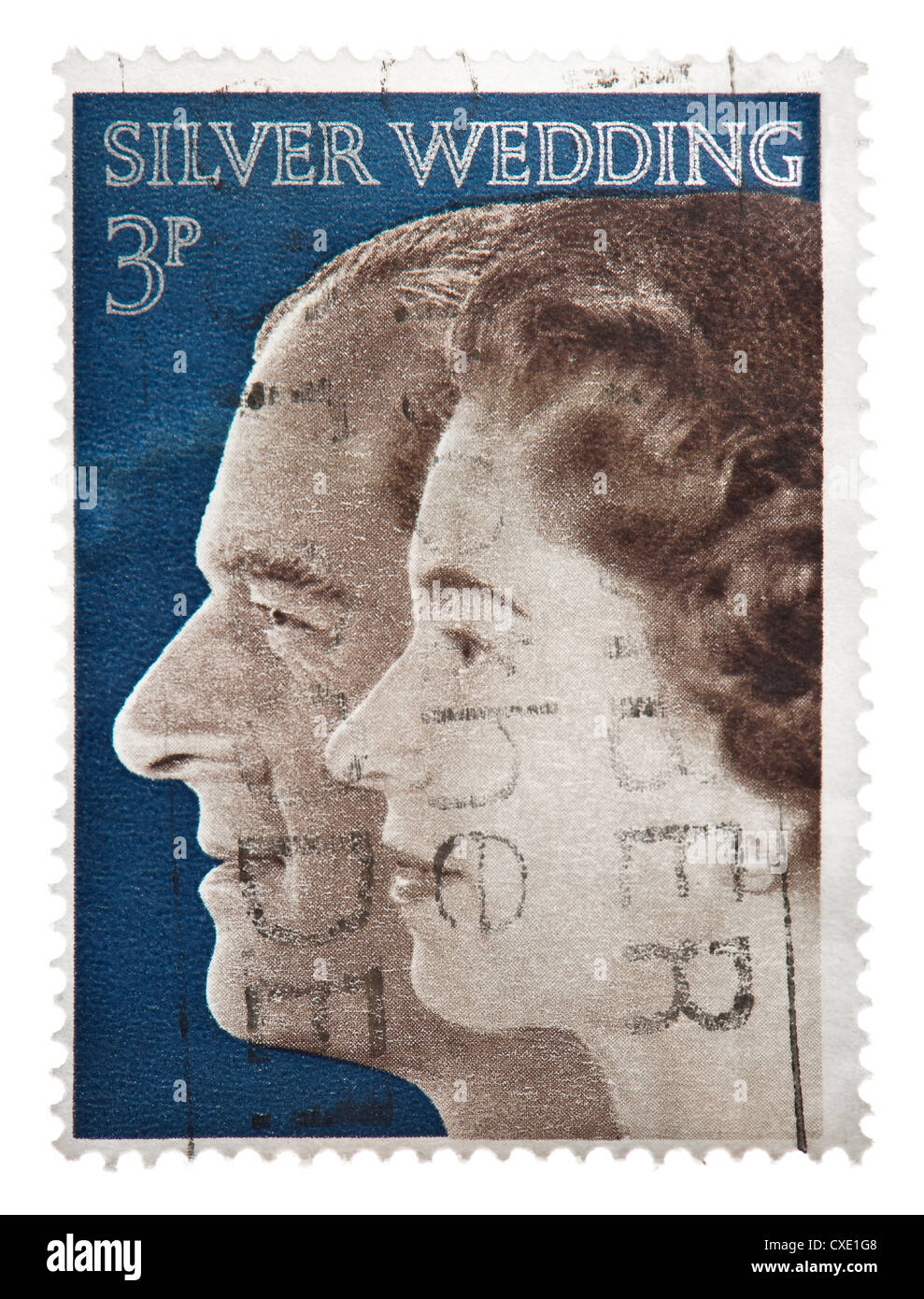 Anniversari delle nozze reali della Regina Elisabetta II e il Duca di Edimburgo il Principe Filippo Foto Stock