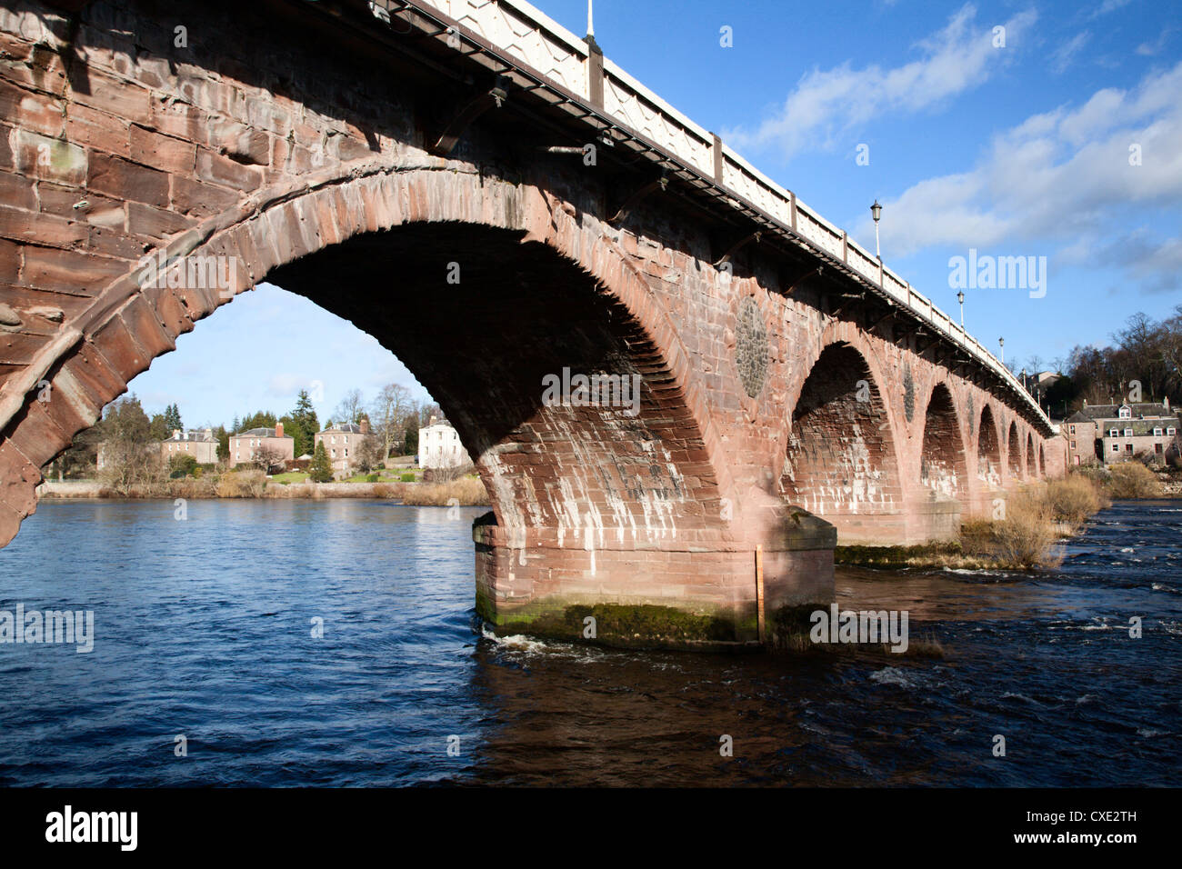 Ponte di Perth, Perth, Perth and Kinross, Scozia Foto Stock