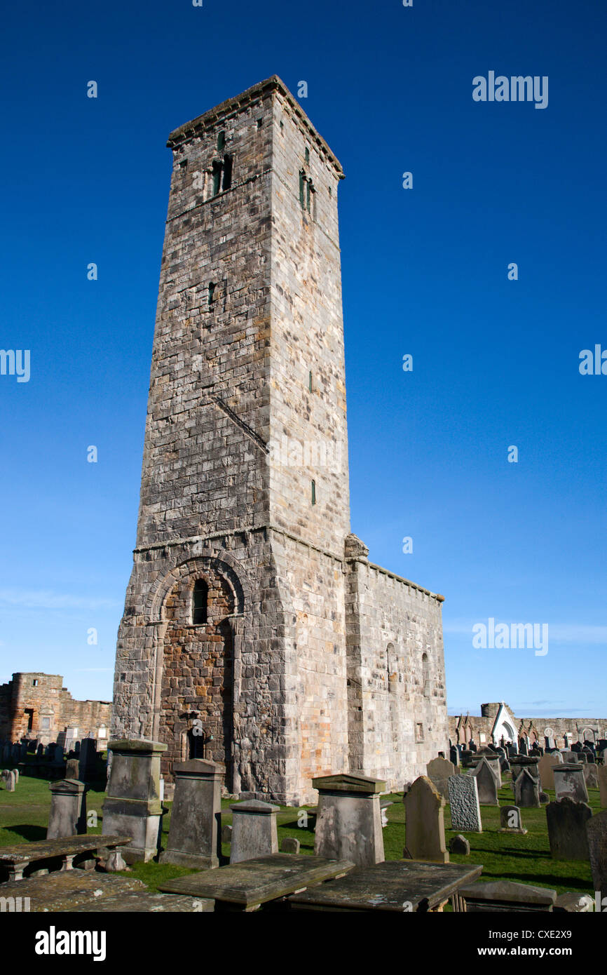 Regole di St Tower, St Andrews Fife, Scozia Foto Stock