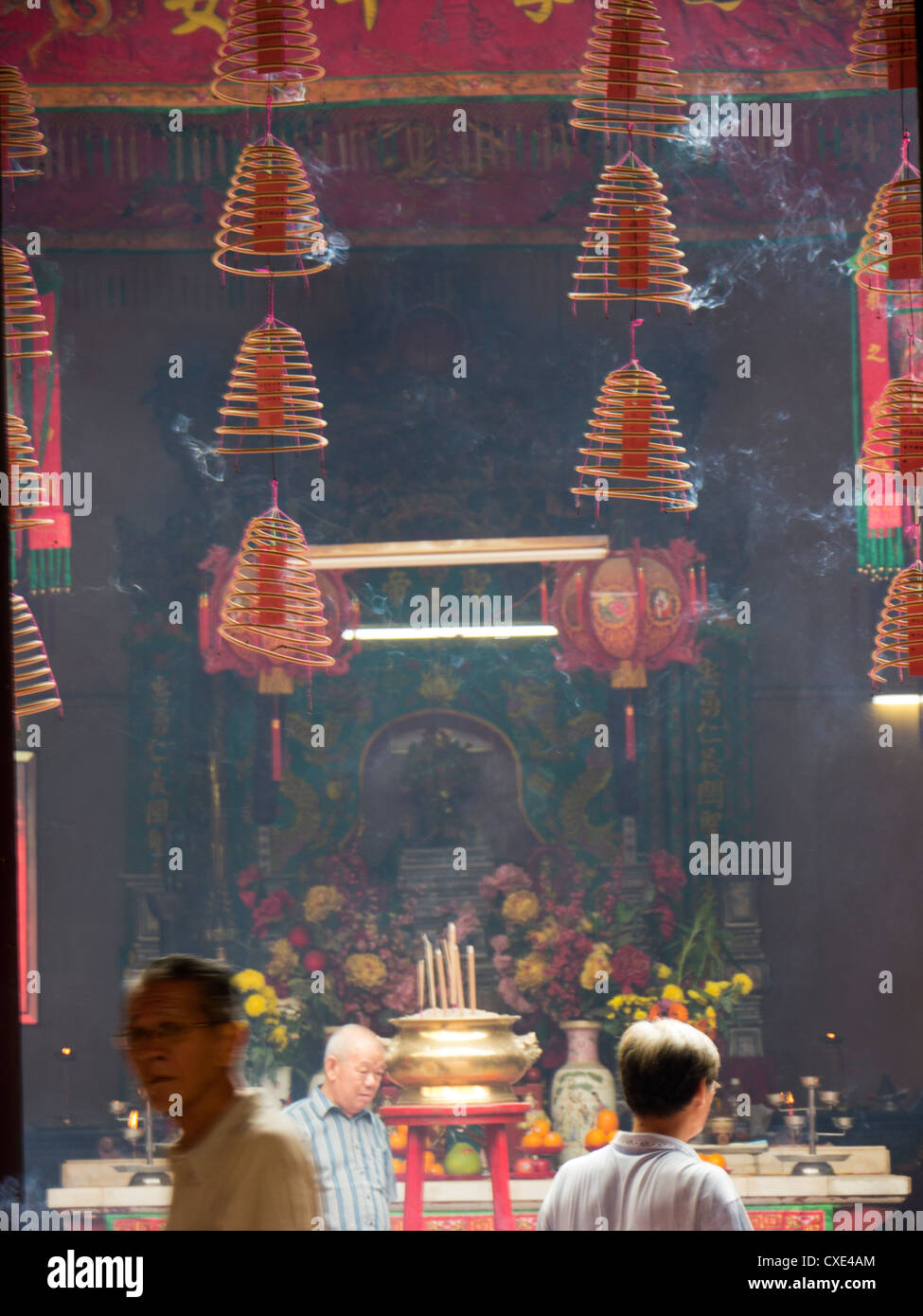 Kuan Ti tempio, Chinatown, Kuala Lumpur, Malesia Foto Stock