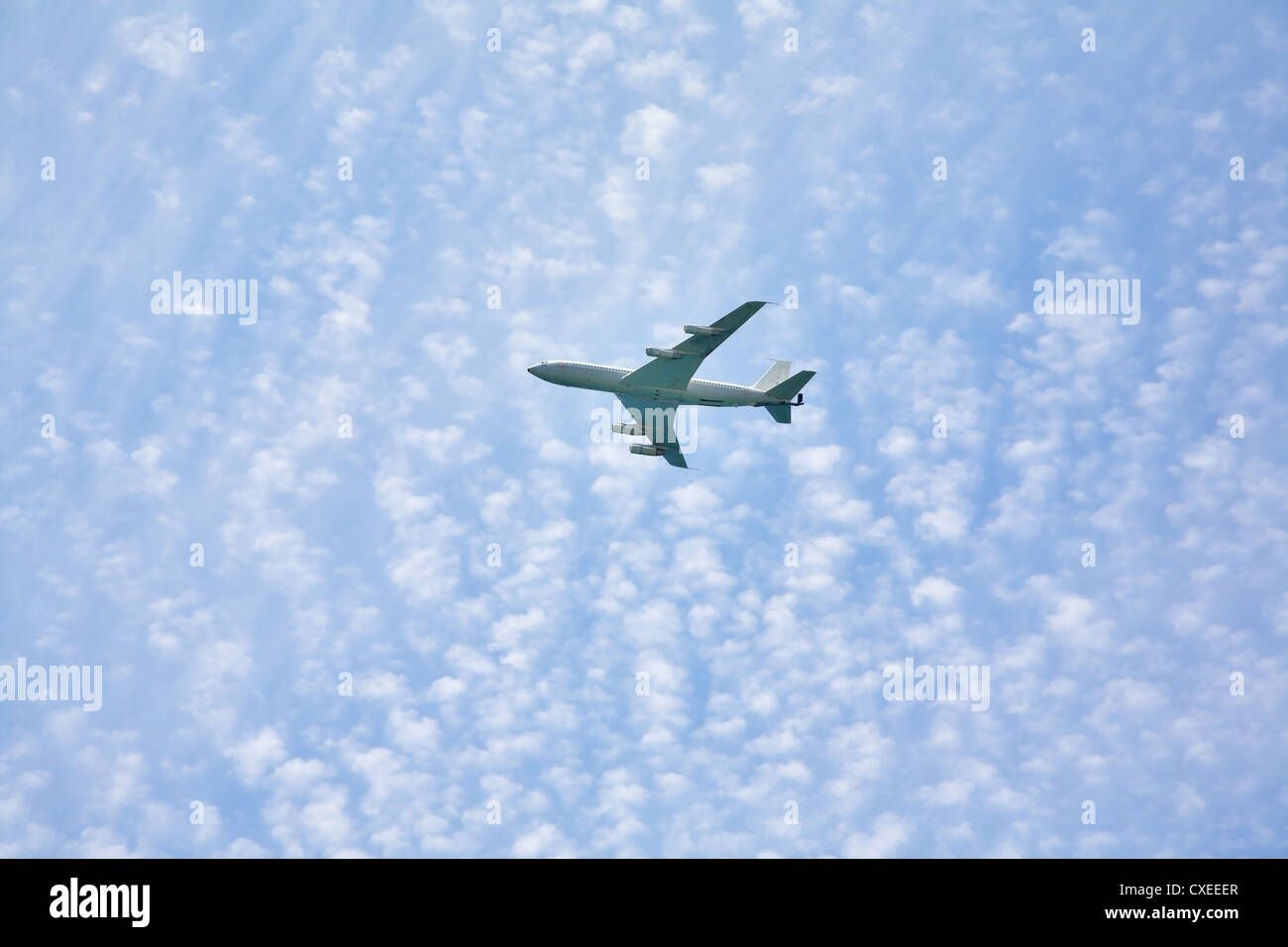 L'aereo bianco Foto Stock